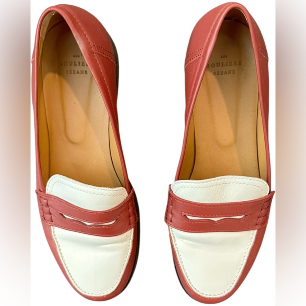 Sézane Andrea Terracotta Loafers Women’s Size 40 Leather - Picture 4 of 11